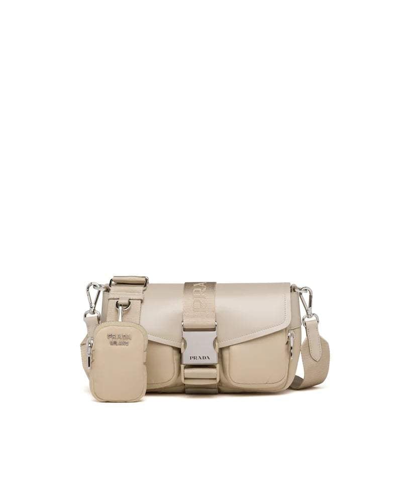 Prada Pocket Nylon and Brushed Leather Bag - photo 36