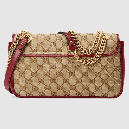 GG Marmont small shoulder bag Red Leather - image 4