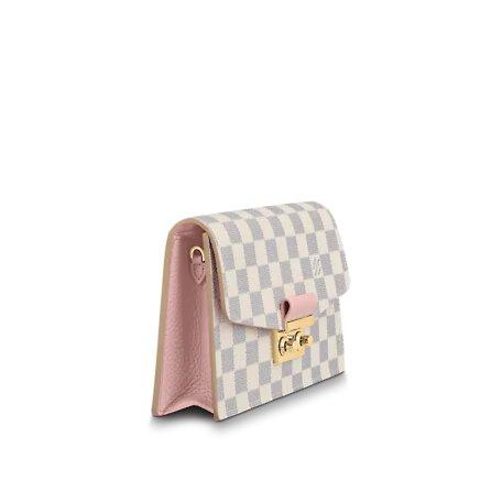 Louis Vuitton CROISETTE CHAIN WALLET Rose Ballerine Pink - image 2