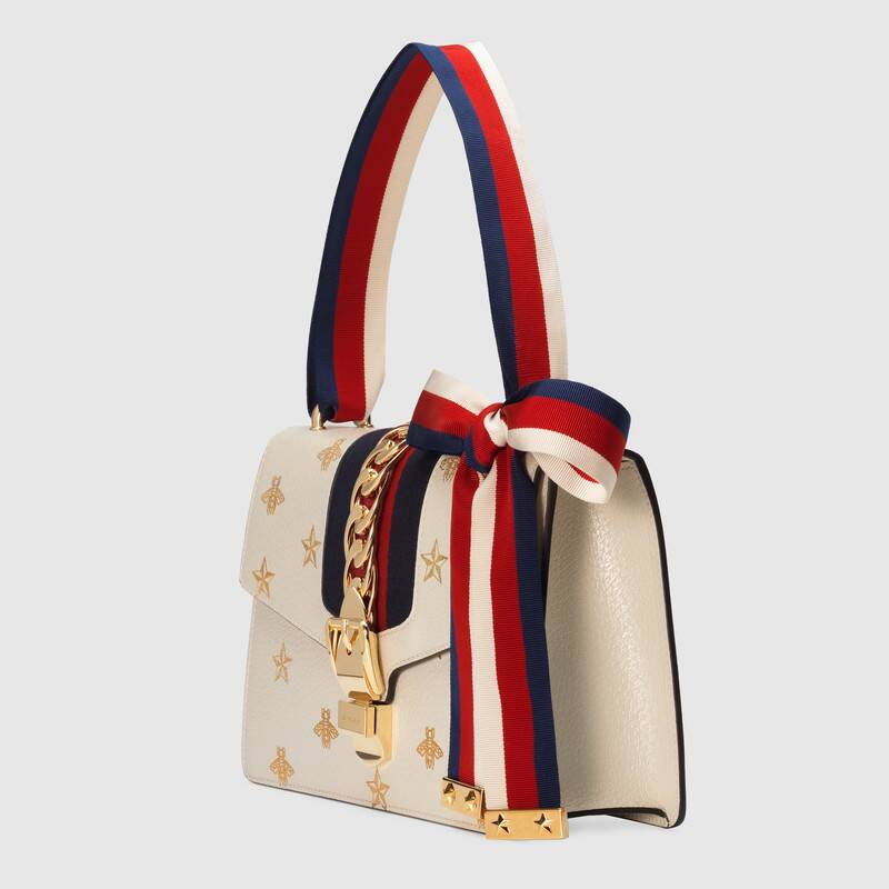 Sylvie Bee Star small shoulder bag White Leather - image 2