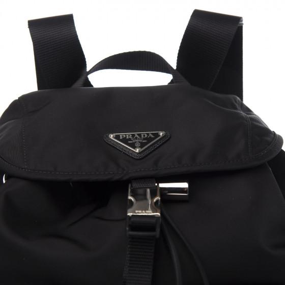 Black Zaino Nylon Backpack - image 5