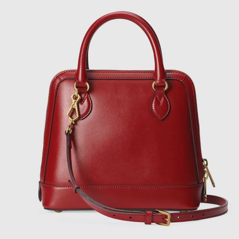 Gucci Horsebit 1955 Small Top Handle Bag Red Leather - photo 3
