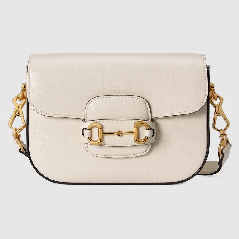 Gucci Horsebit 1955 mini bag White leather - photo 1