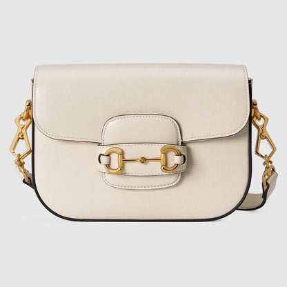 Gucci Horsebit 1955 mini bag White leather - photo 1