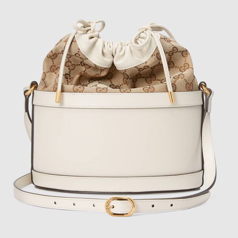 Gucci Horsebit 1955 bucket bag White leather - photo 3