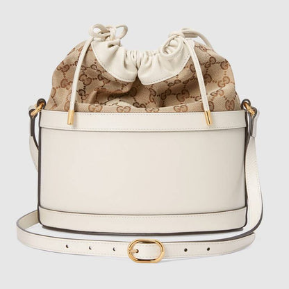 Gucci Horsebit 1955 bucket bag White leather - photo 3