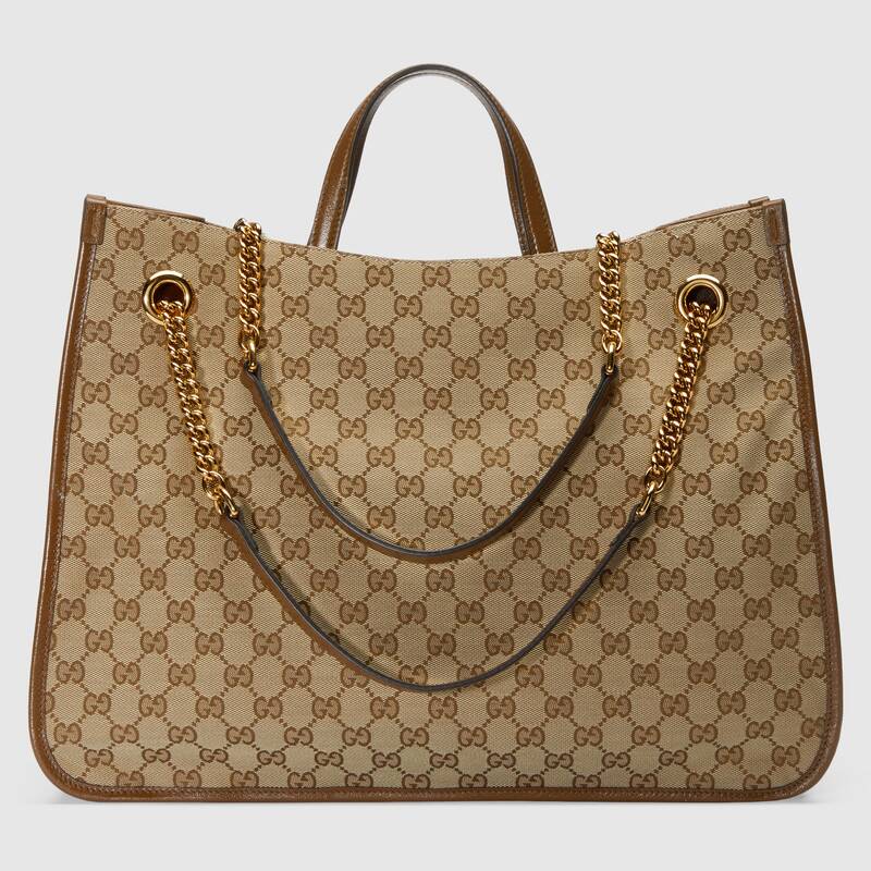Gucci Horsebit 1955 large tote bag Brown leather - photo 2