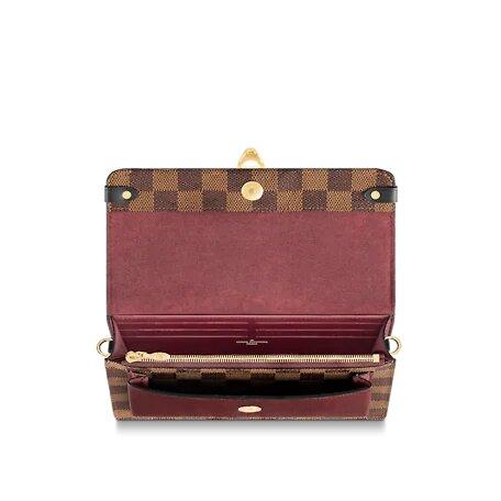 Louis Vuitton Vavin Chain Wallet Bordeaux Red / Black - photo 4