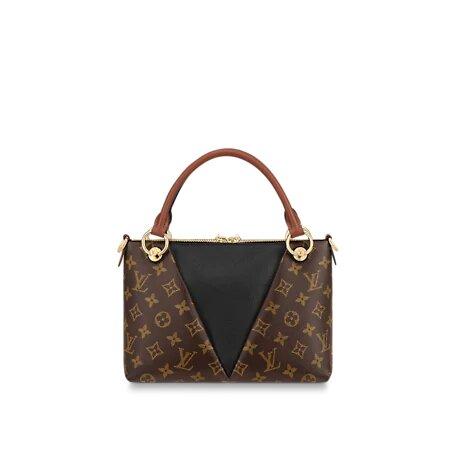 Louis Vuitton V Tote BB Black/Caramel - photo 3