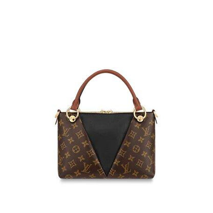 Louis Vuitton V Tote BB Black/Caramel - photo 3