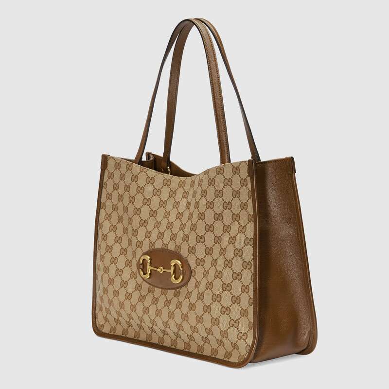 Gucci Horsebit 1955 Tote Bag Brown Leather - photo 2