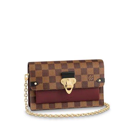 Louis Vuitton Vavin Chain Wallet Bordeaux Red / Black - photo 1