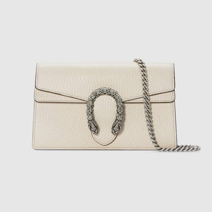 Dionysus super mini leather bag White leather - image 1