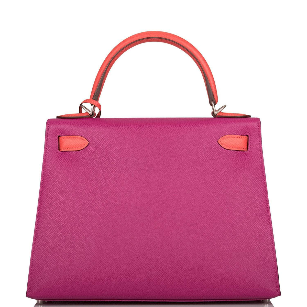 Hermes Kelly 28cm Bi-Color Rose Pourpre and Rose Jaipur Epsom Sellier Brushed Palladium Hardware - image 4