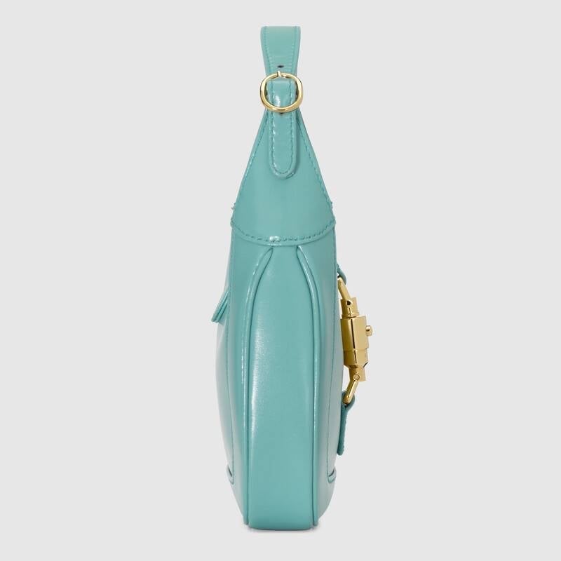 Gucci Jackie 1961 mini shoulder bag Light blue leather - photo 4