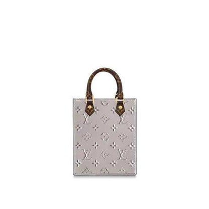 Louis Vuitton PETIT SAC PLAT Bag Rose Ballerine Grey - image 1