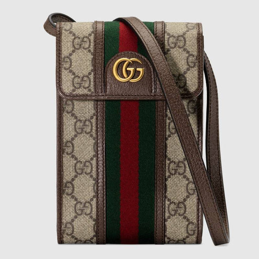 Ophidia mini bag Brown leather - image 1