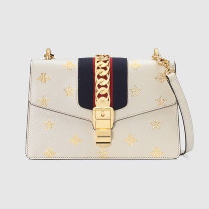 Sylvie Bee Star small shoulder bag White Leather - image 1