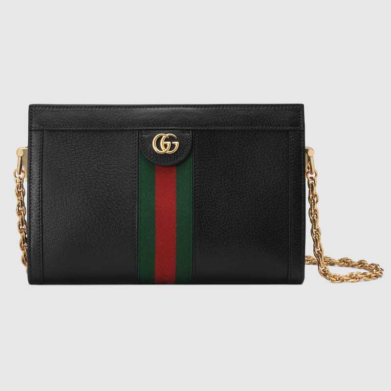 Ophidia small shoulder bag Black Leather - image 1