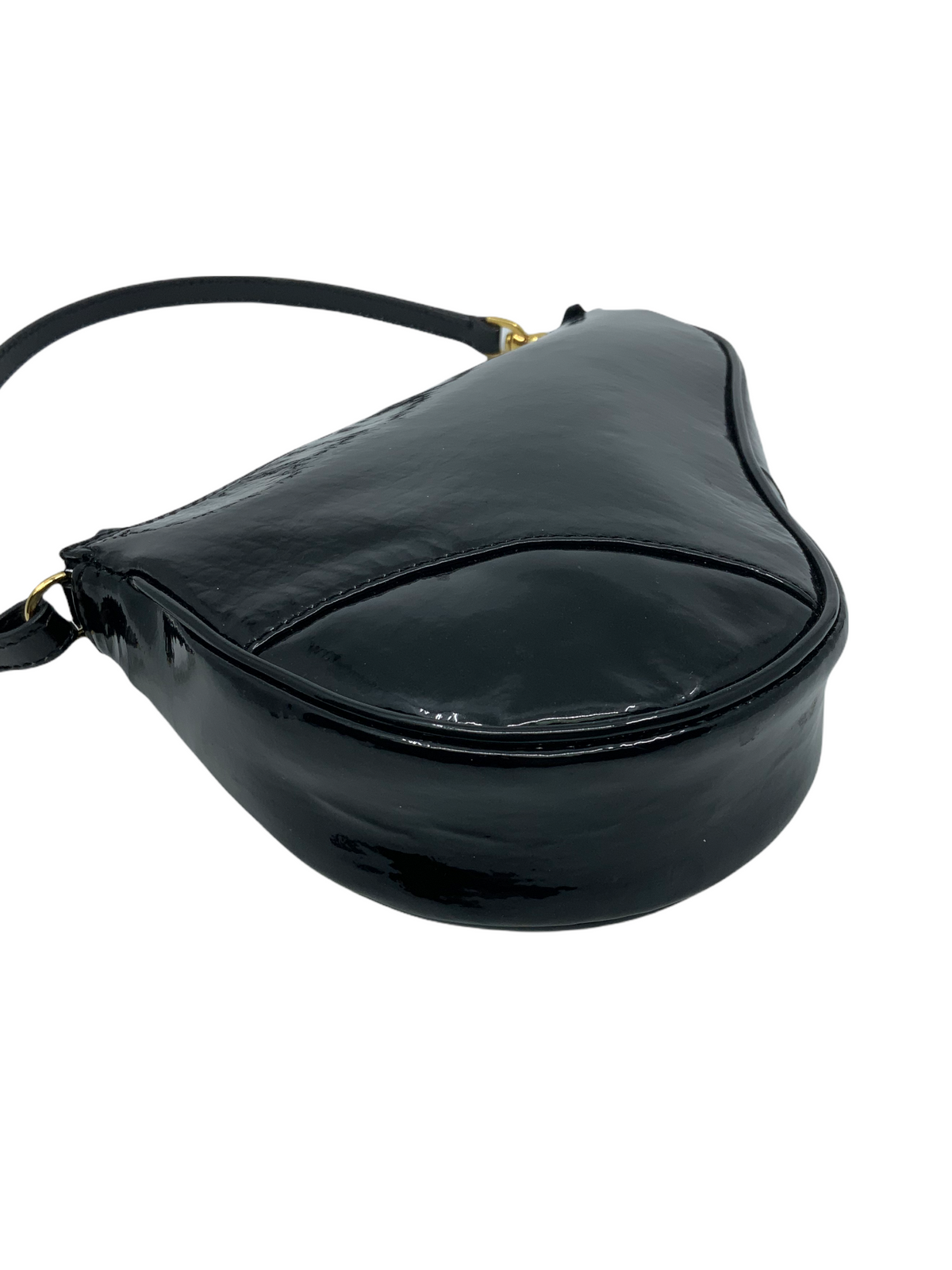 Dior Christian Dior Patent Leather Saddle Bag - photo 5