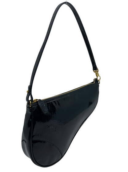 Dior Christian Dior Patent Leather Saddle Bag - photo 2