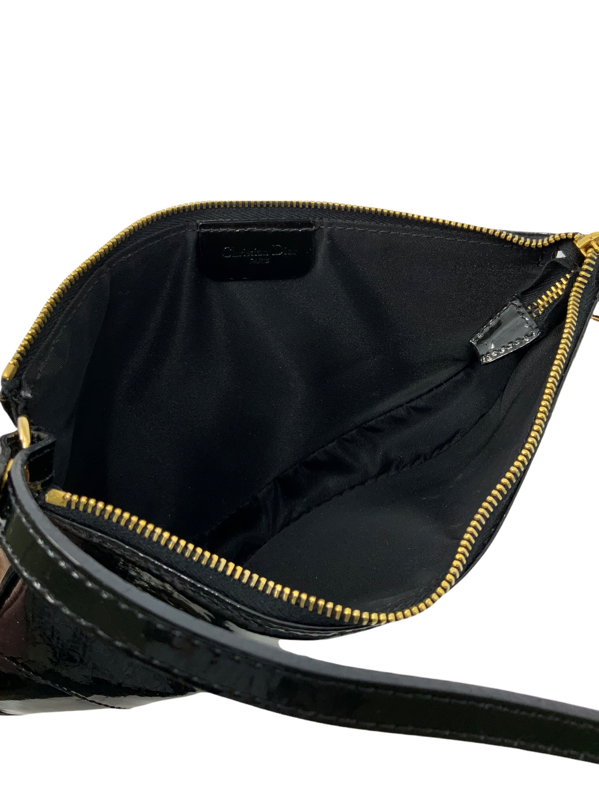 Christian Dior Patent Leather Saddle Bag - image 6