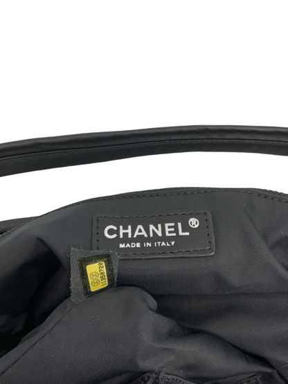 Chanel Quilted Coated Canvas Paris Biarritz Large Shoulder Bag - photo 9