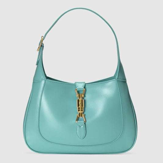 Jackie 1961 small shoulder bag Light blue leather - image 1