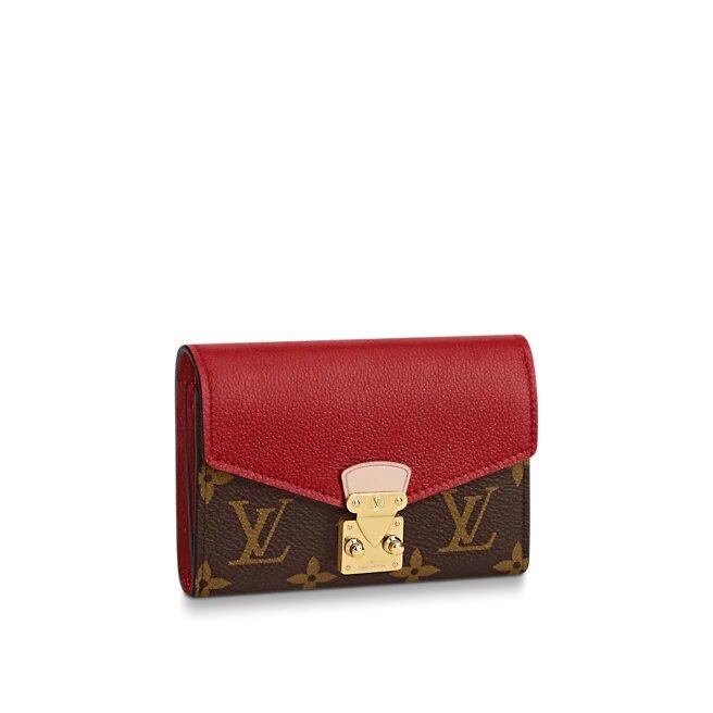 Louis Vuitton Pallas Compact Wallet Cerise Red - photo 1