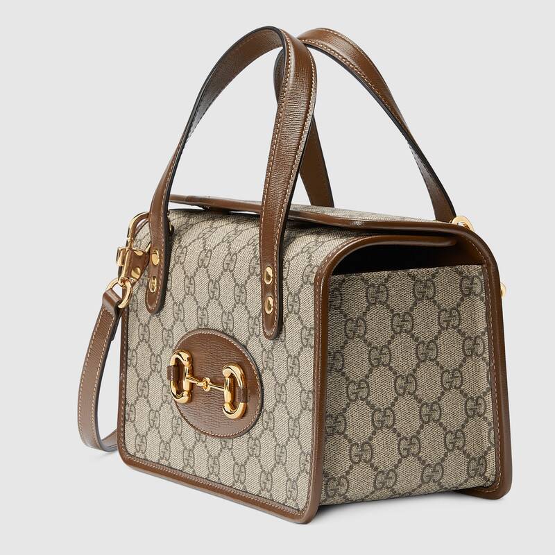Gucci Horsebit 1955 mini top handle bag Brown leather - photo 2