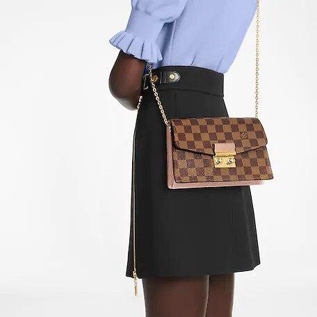 Louis Vuitton Croisette Chain Wallet Magnolia Pink - photo 5
