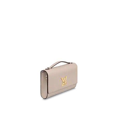 Louis Vuitton Lockme Clutch Greige - photo 3
