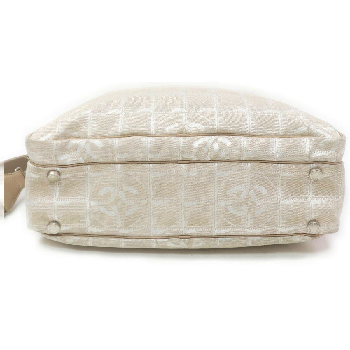 Chanel Travel Line Hand Bag Beige - image 4