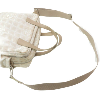 Chanel Travel Line Hand Bag Beige - image 6