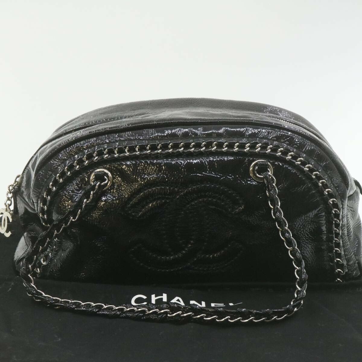 Chanel Cc Chain Hand Bag Enamel - photo 11