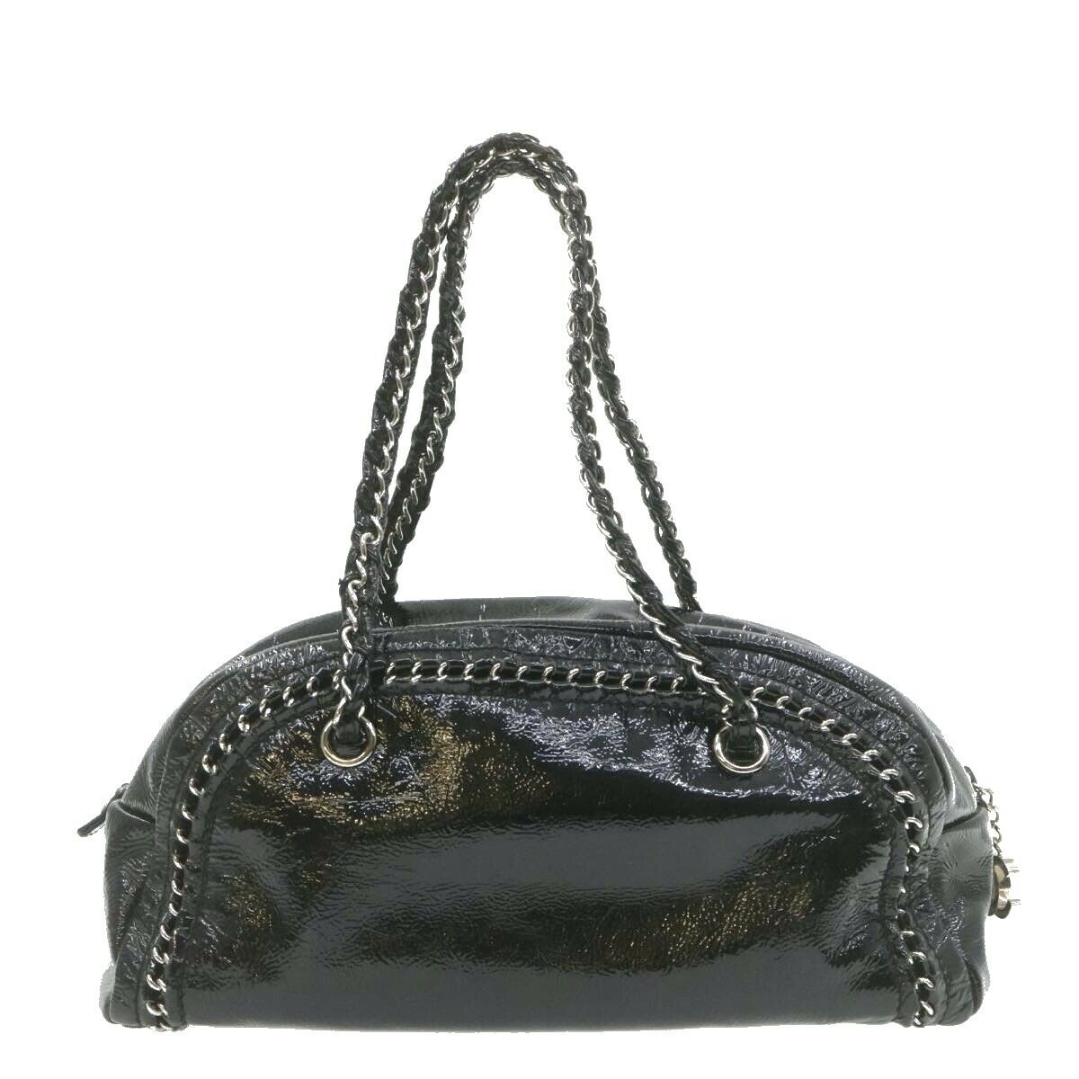 Chanel Cc Chain Hand Bag Enamel - photo 3