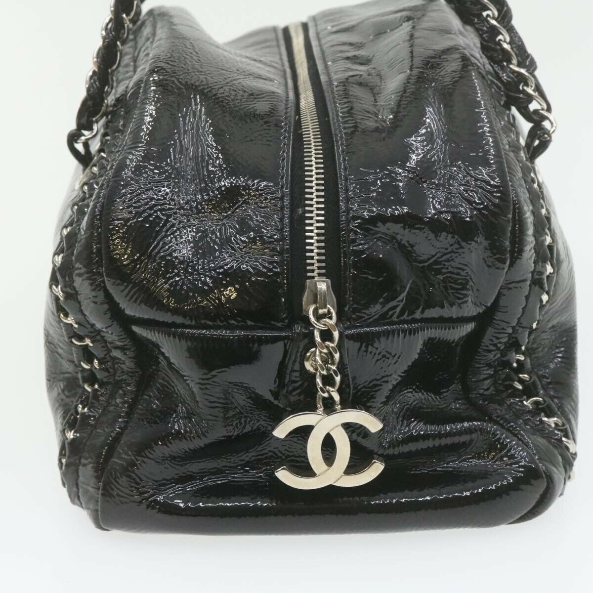 Chanel Cc Chain Hand Bag Enamel - photo 5