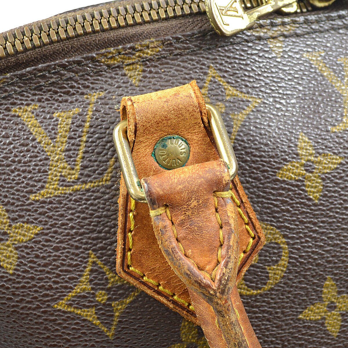 Louis Vuitton Alma Hand Bag Brown - photo 9