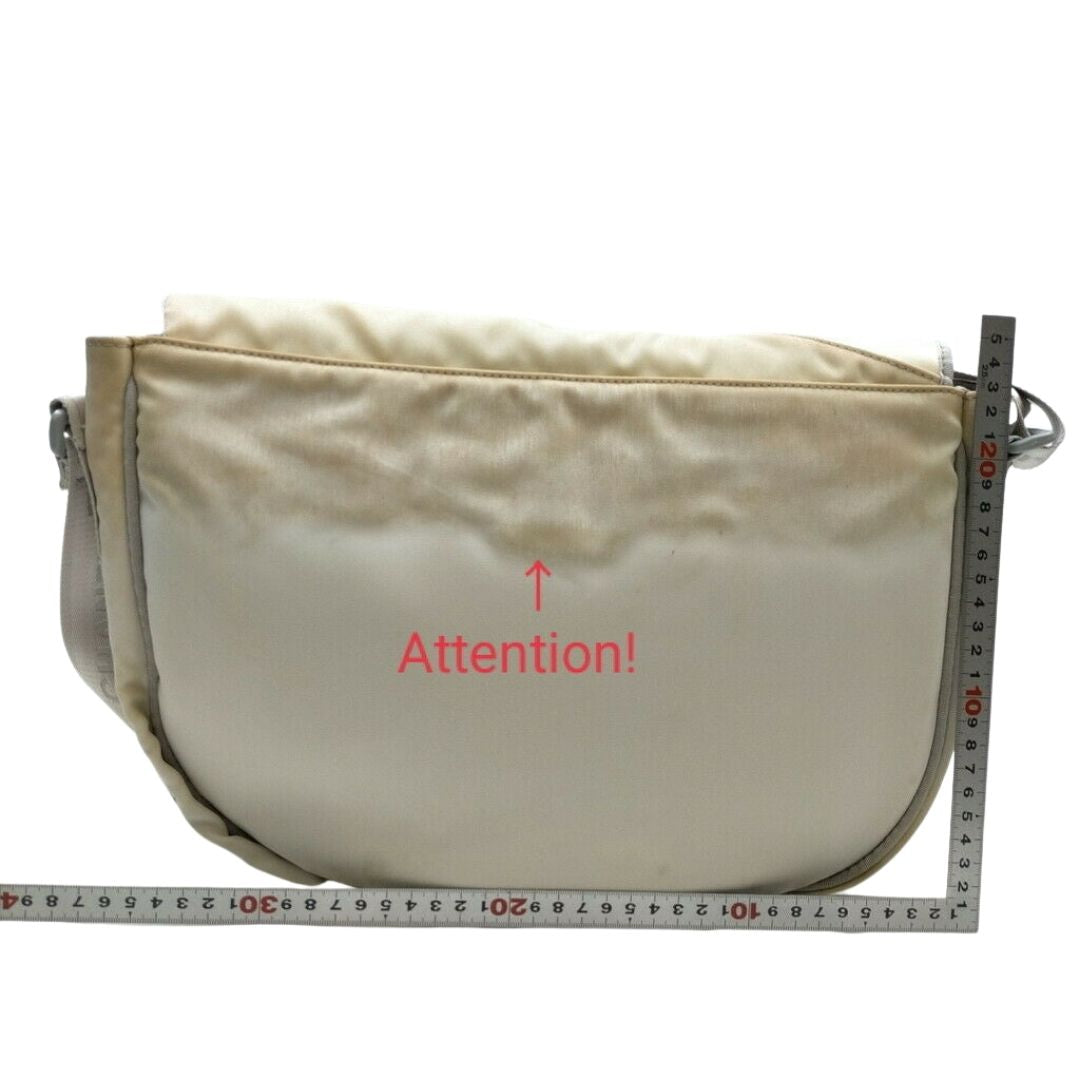 Chanel Crossbody Bag White Nylon - photo 2