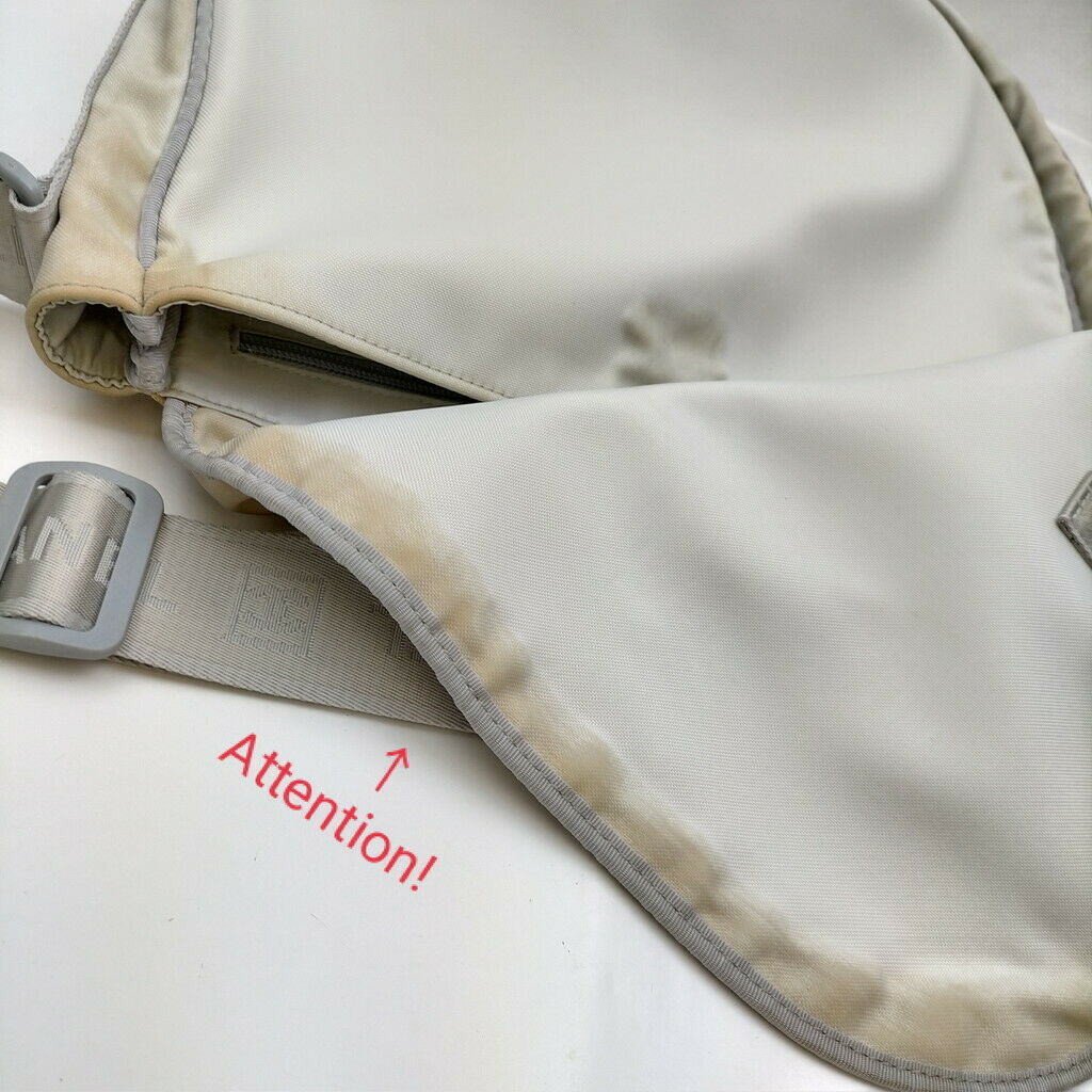 Chanel Crossbody Bag White Nylon - photo 8