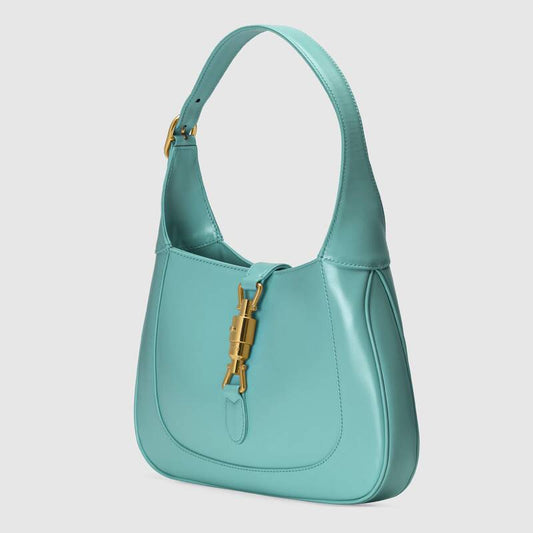 Jackie 1961 small shoulder bag Light blue leather - image 2