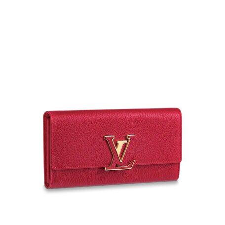 Louis Vuitton Capucines Wallet Scarlet Red - photo 1