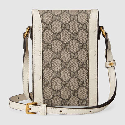 Gucci Horsebit 1955 mini bag White leather - photo 3