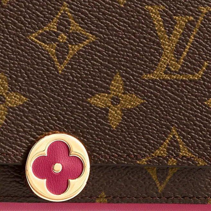 Louis Vuitton Flore Compact Wallet Fushia - photo 5