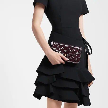 Louis Vuitton FÉLICIE POCHETTE Amarante Red - image 3
