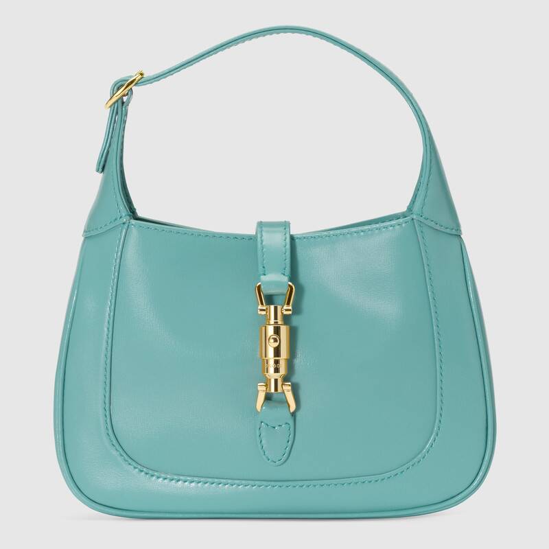 Gucci Jackie 1961 mini shoulder bag Light blue leather - photo 1