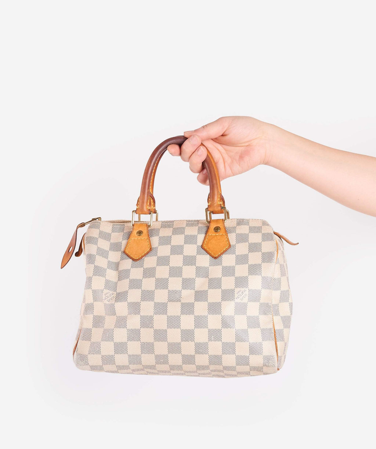 LOUIS VUITTON Damier Azur Speedy 25 Hand Bag SP2047 - image 2