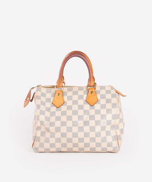 LOUIS VUITTON Damier Azur Speedy 25 Hand Bag SP2047 - image 1