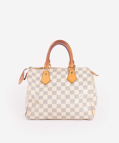 LOUIS VUITTON Damier Azur Speedy 25 Hand Bag SP2047 - image 1