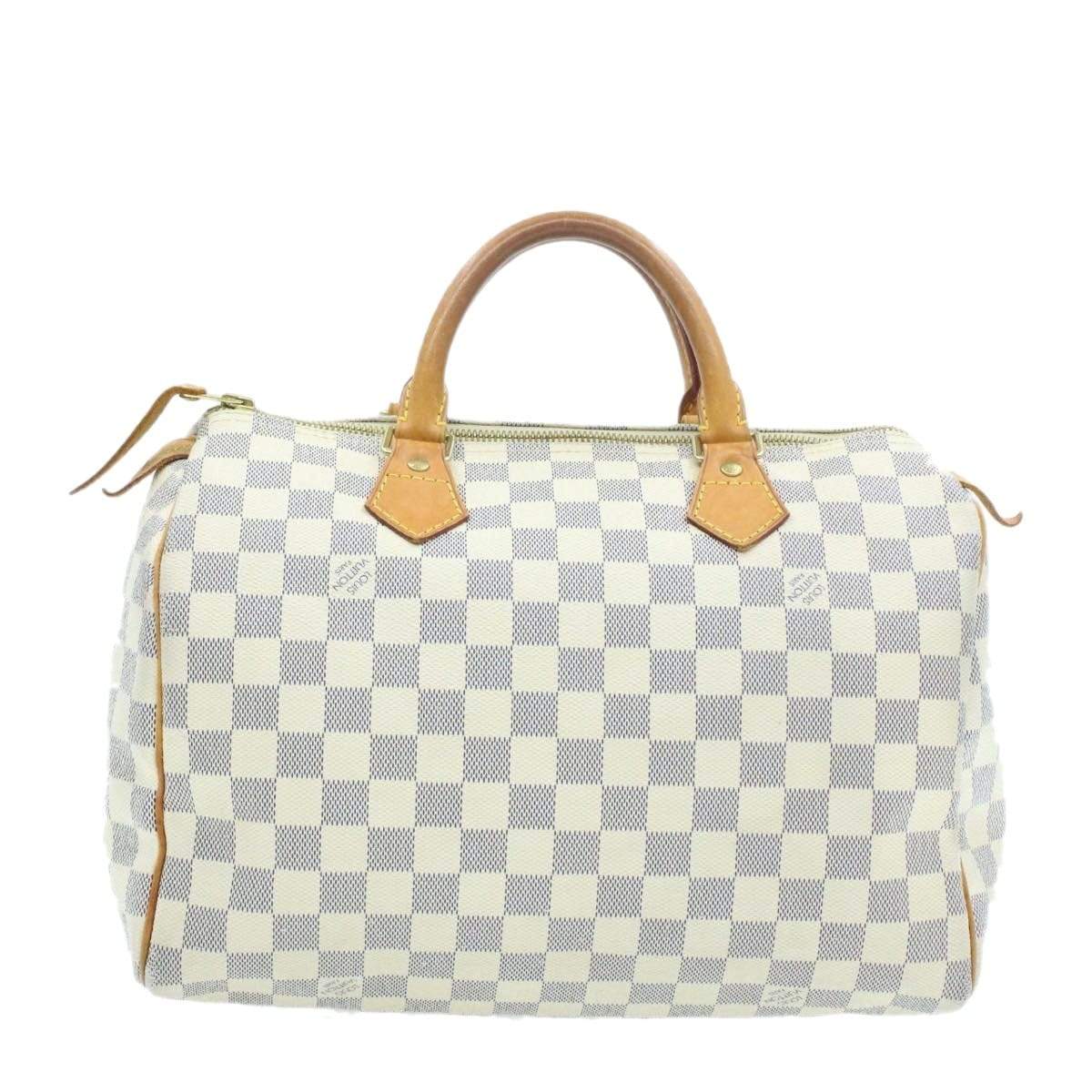LOUIS VUITTON Damier Azur Speedy 30 Hand Bag LV DU2029 - image 2